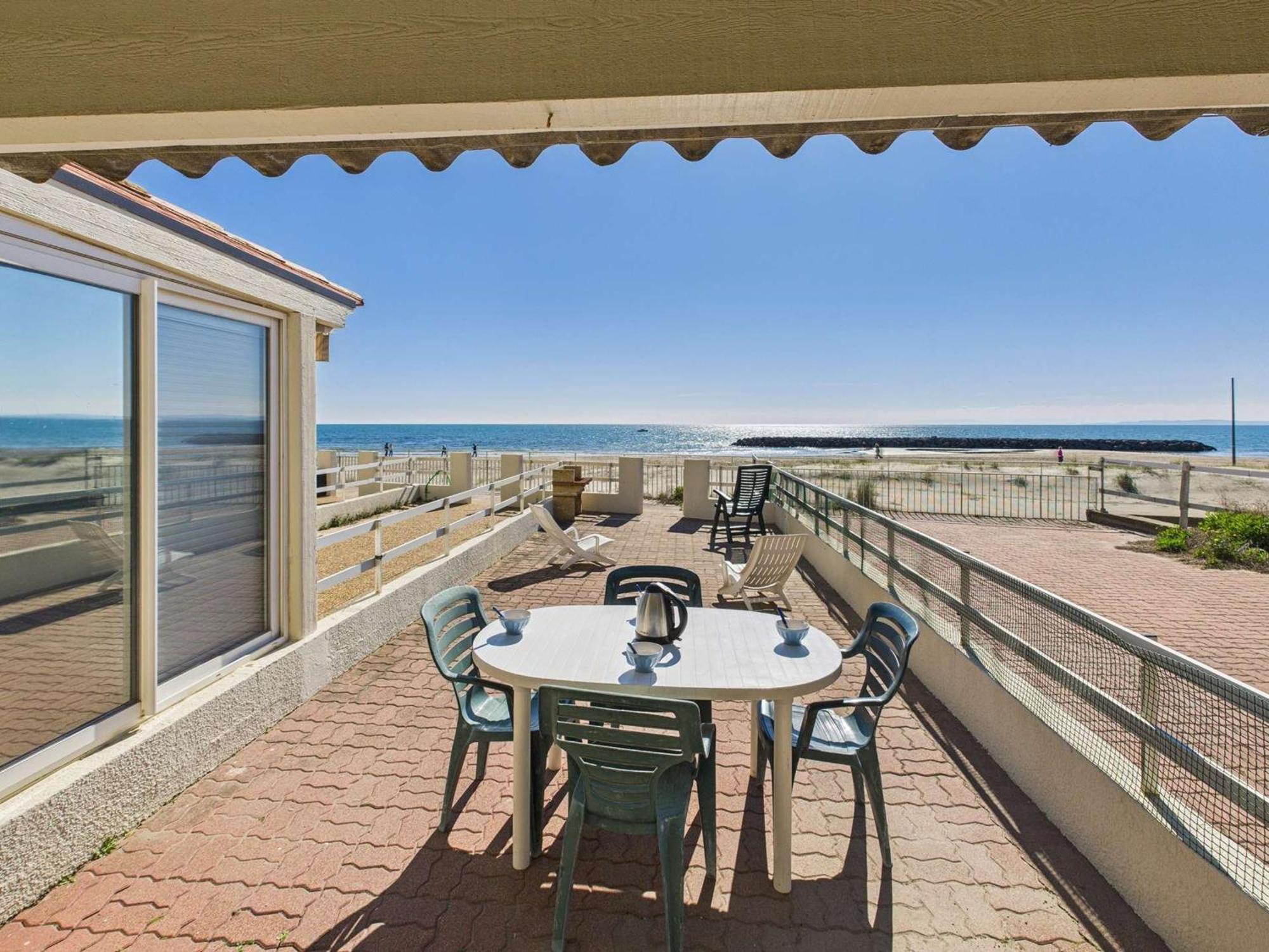 Appartement Rdc 4 Pers, Vue Mer, Parking Prive, Non-Fumeur! - Fr-1-423-26 Le Grau-dʼAgde Zewnętrze zdjęcie