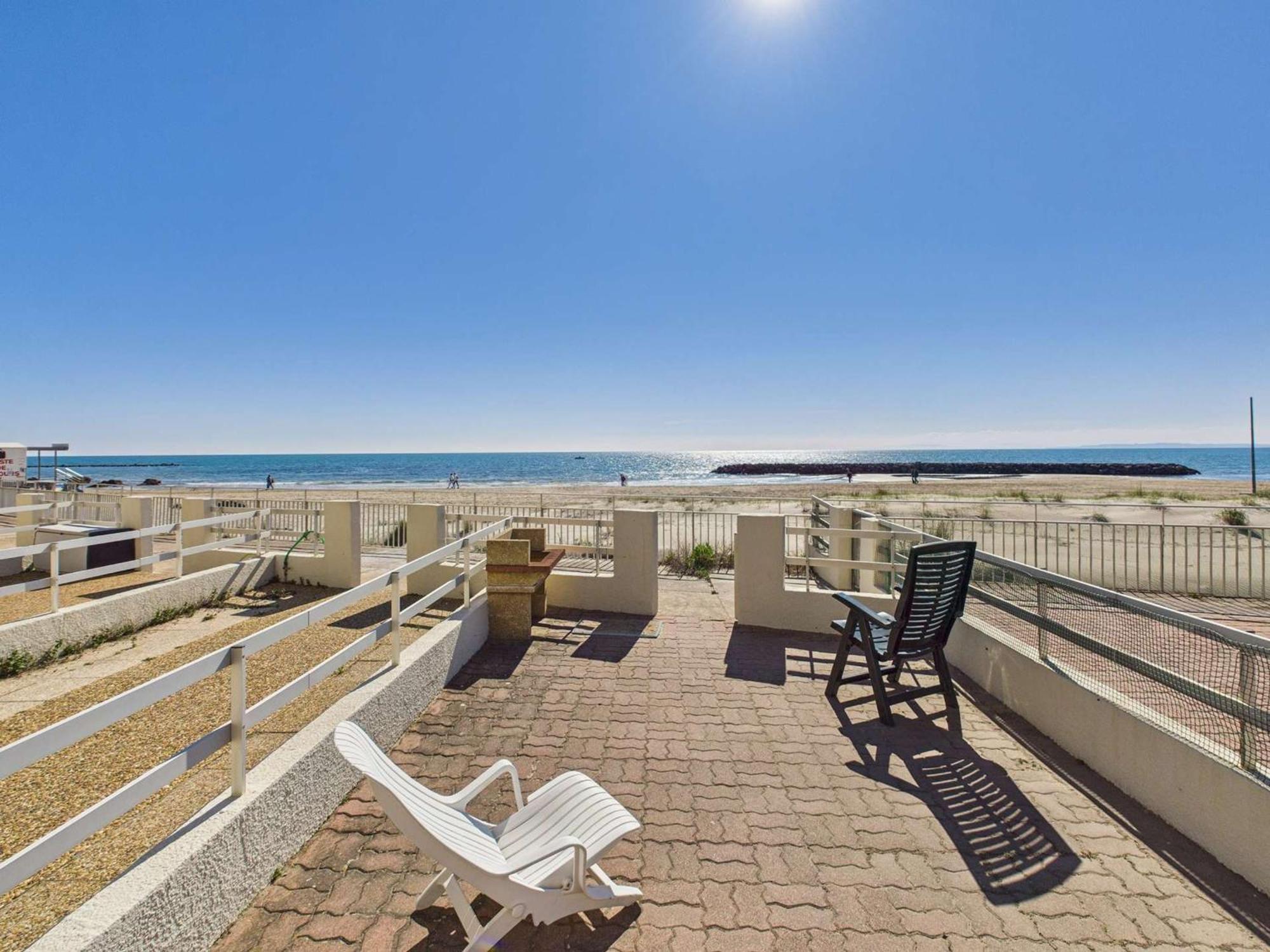Appartement Rdc 4 Pers, Vue Mer, Parking Prive, Non-Fumeur! - Fr-1-423-26 Le Grau-dʼAgde Zewnętrze zdjęcie